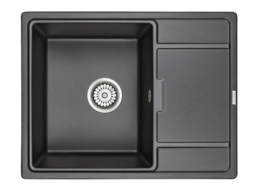 Кухонная мойка Paulmark FLUGEN 50-650 PM216550-BL 65х50 цвет черный